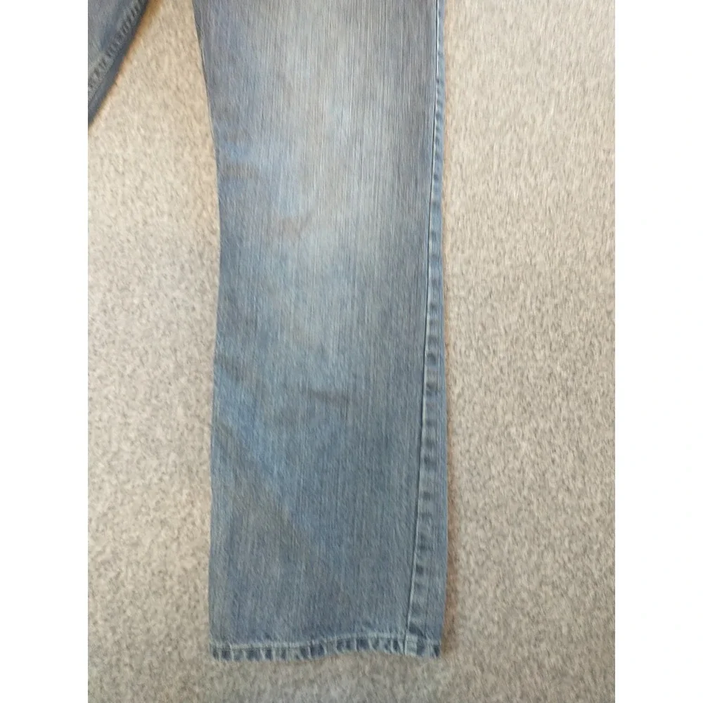 Wrangler Straight Fit Mens Light Wash Blue Denim Jeans 36x31 (Measures 36x31)